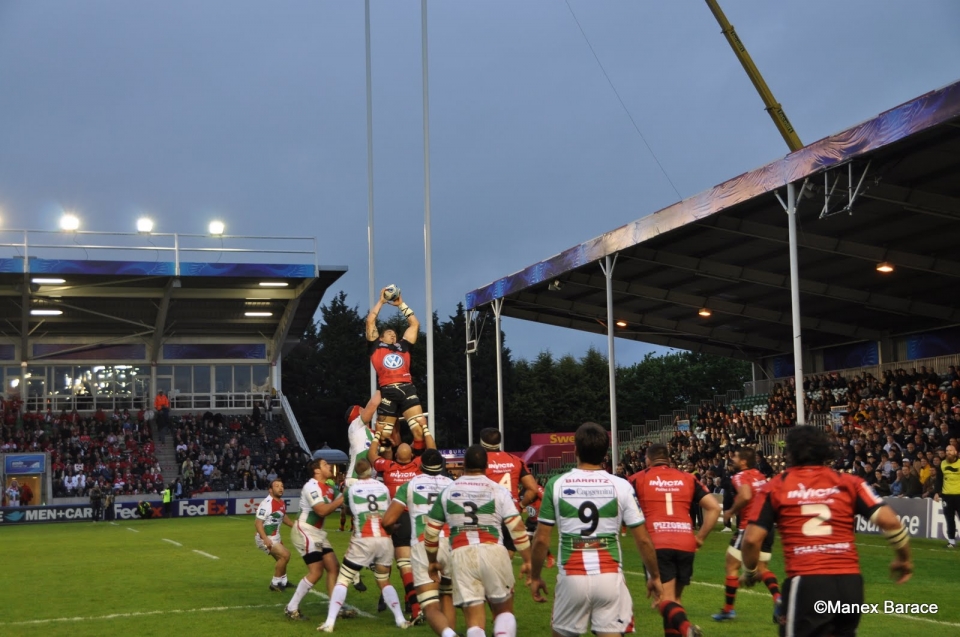 Le Biarritz Olympique remporte le Challenge européen. Photo: Manex Barace