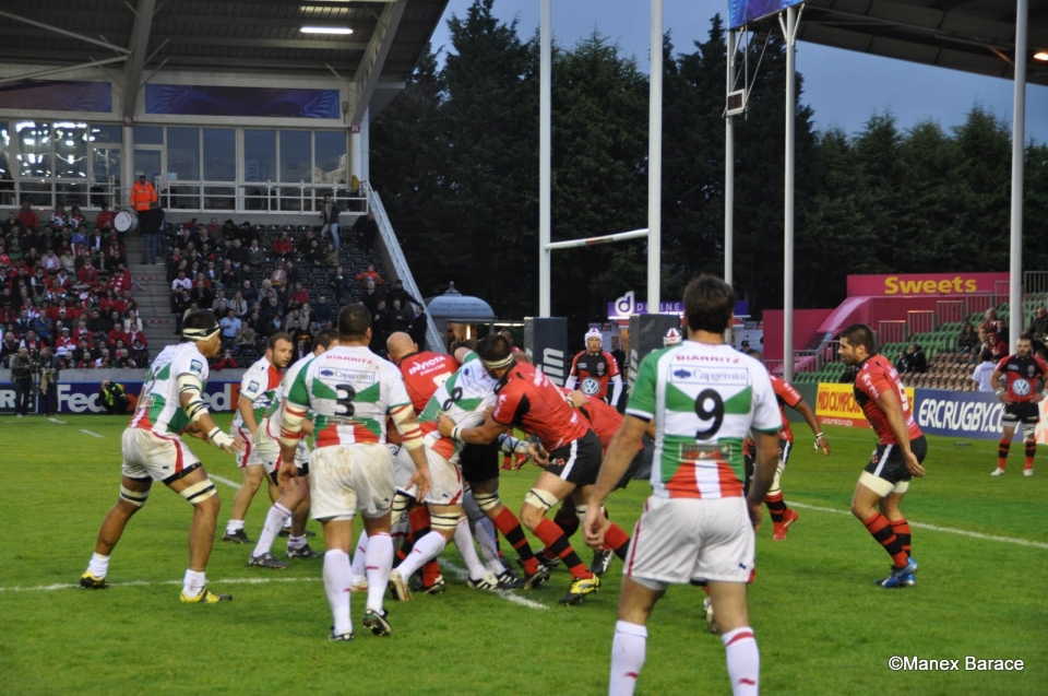 Le Biarritz Olympique remporte le Challenge européen. Photo: Manex Barace