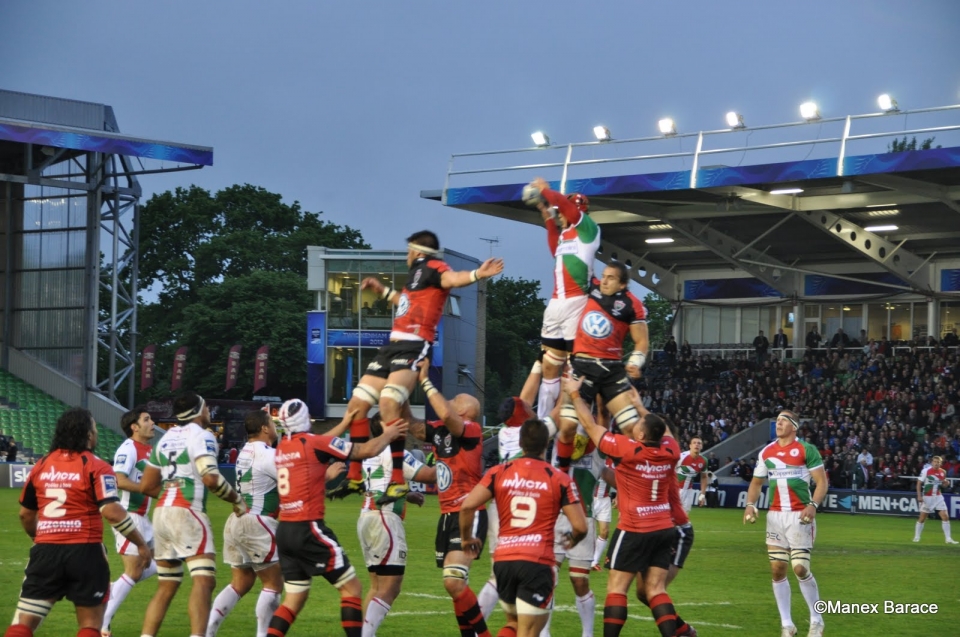 Le Biarritz Olympique remporte le Challenge européen. Photo: Manex Barace