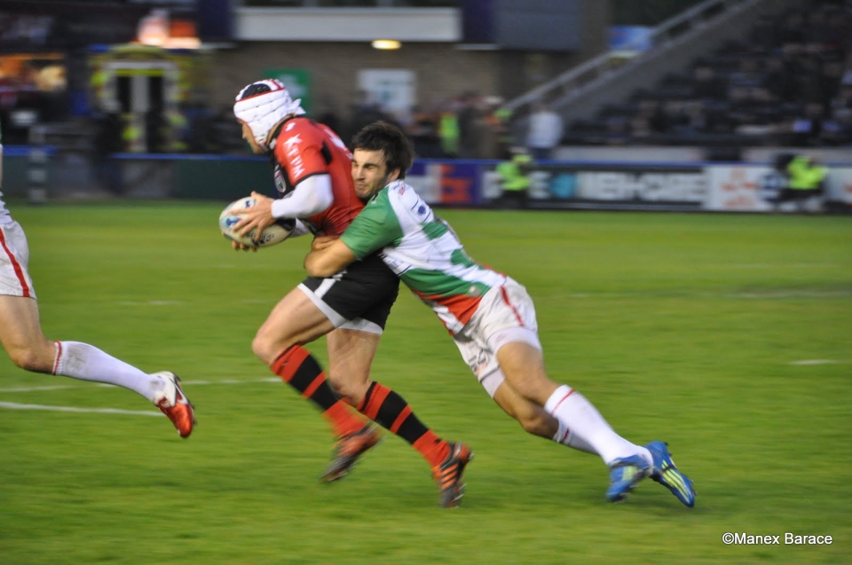 Le Biarritz Olympique remporte le Challenge européen. Photo: Manex Barace