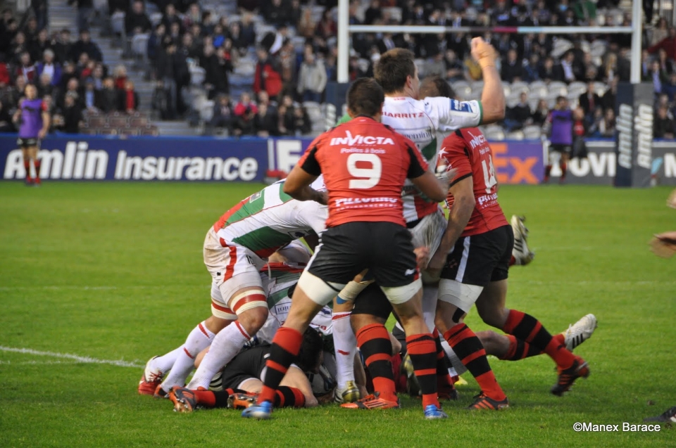 Le Biarritz Olympique remporte le Challenge européen. Photo: Manex Barace
