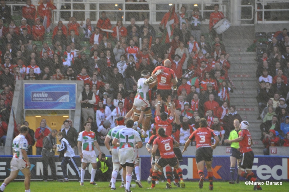 Le Biarritz Olympique remporte le Challenge européen. Photo: Manex Barace