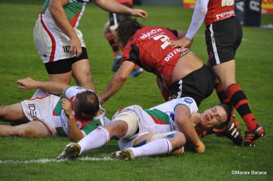 Le Biarritz Olympique remporte le Challenge européen. Photo: Manex Barace