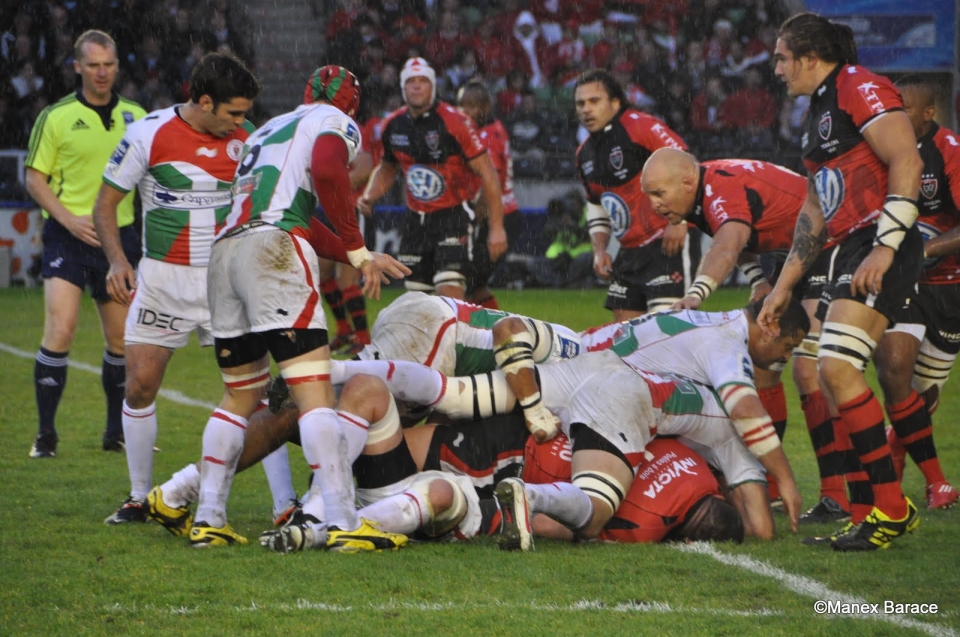 Le Biarritz Olympique remporte le Challenge européen. Photo: Manex Barace