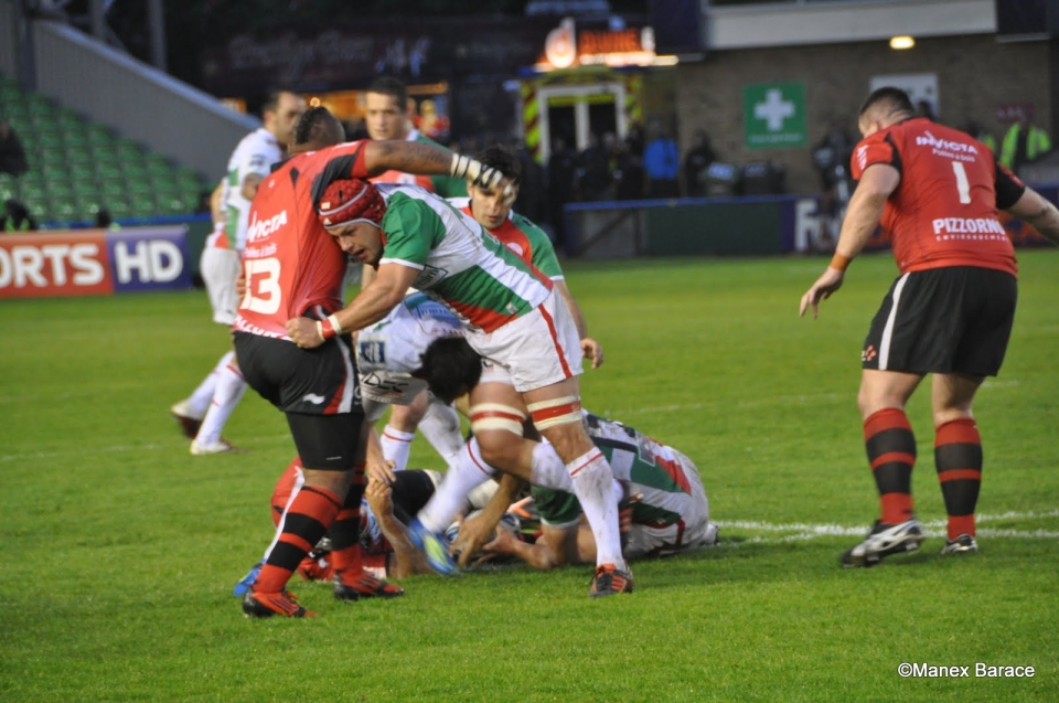 Le Biarritz Olympique remporte le Challenge européen. Photo: Manex Barace