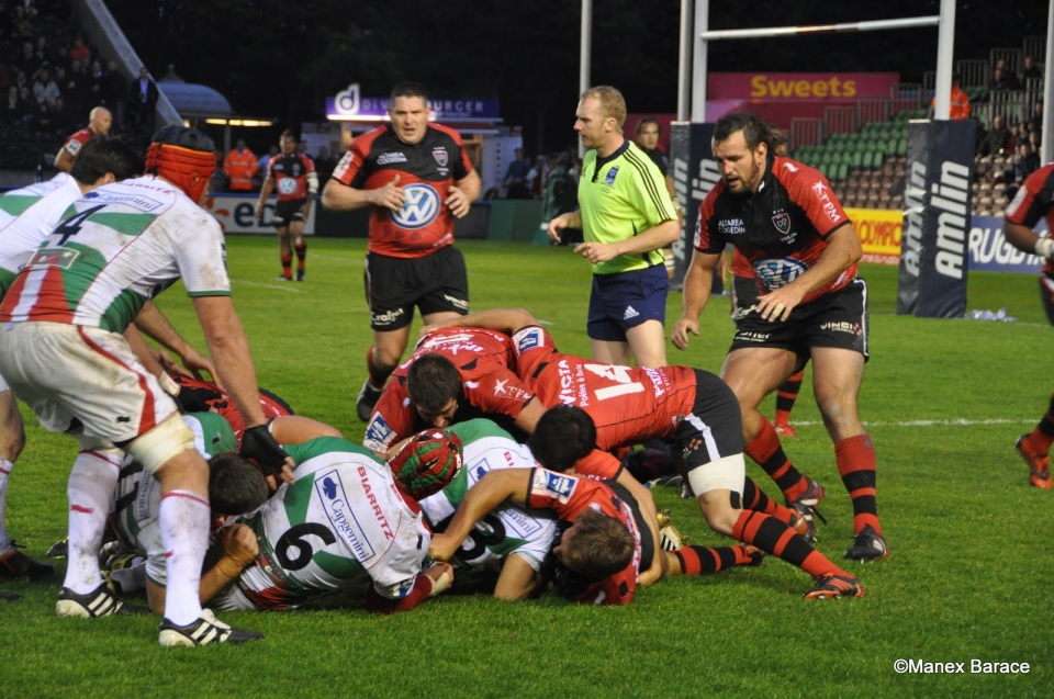 Le Biarritz Olympique remporte le Challenge européen. Photo: Manex Barace