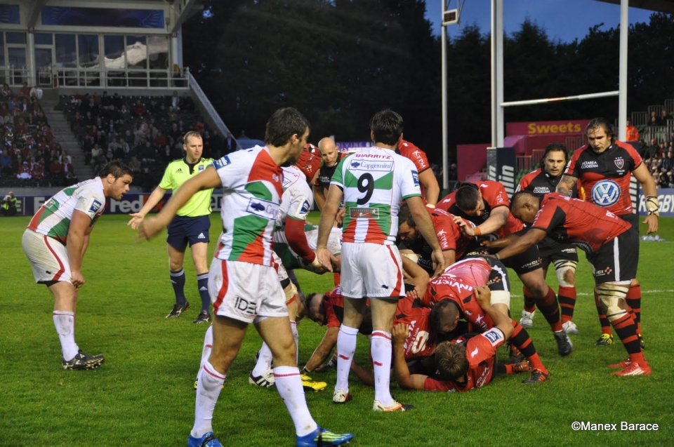Le Biarritz Olympique remporte le Challenge européen. Photo: Manex Barace