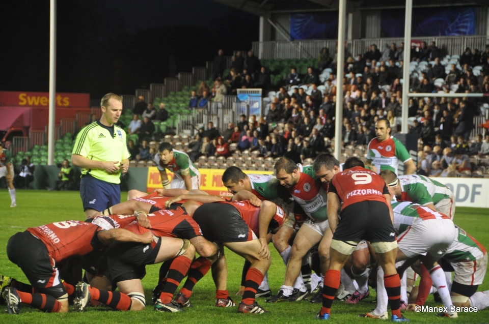 Le Biarritz Olympique remporte le Challenge européen. Photo: Manex Barace