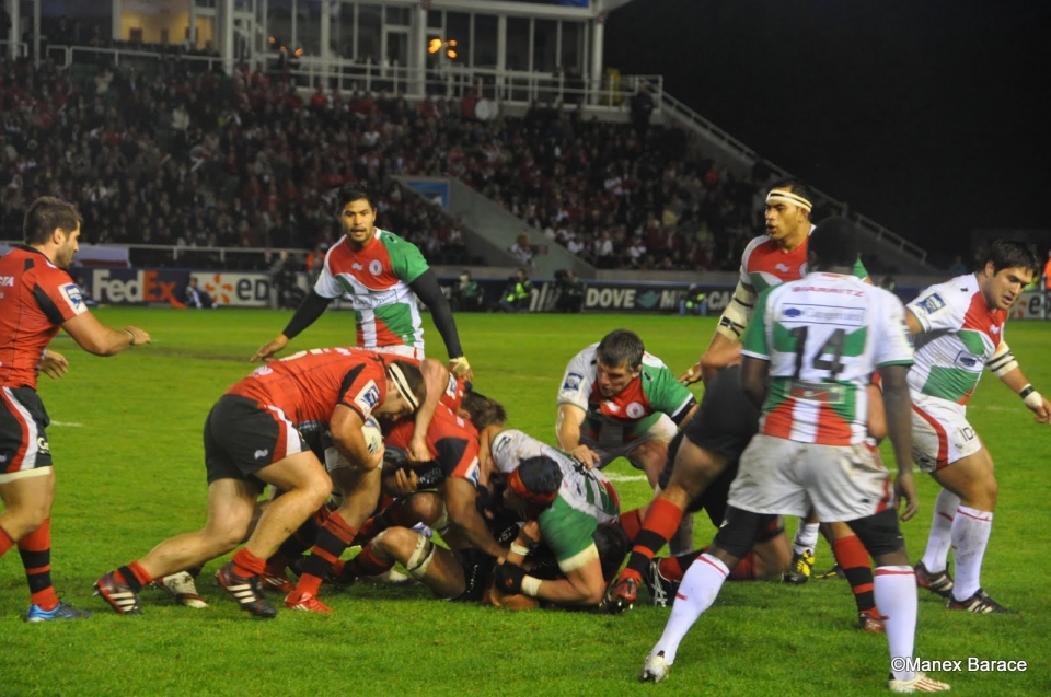 Le Biarritz Olympique remporte le Challenge européen. Photo: Manex Barace