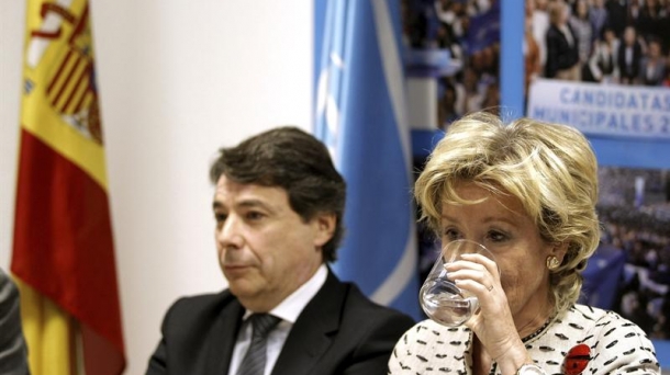 La presidenta de la Comunidad de Madrid, Esperanza Aguirre. EFE