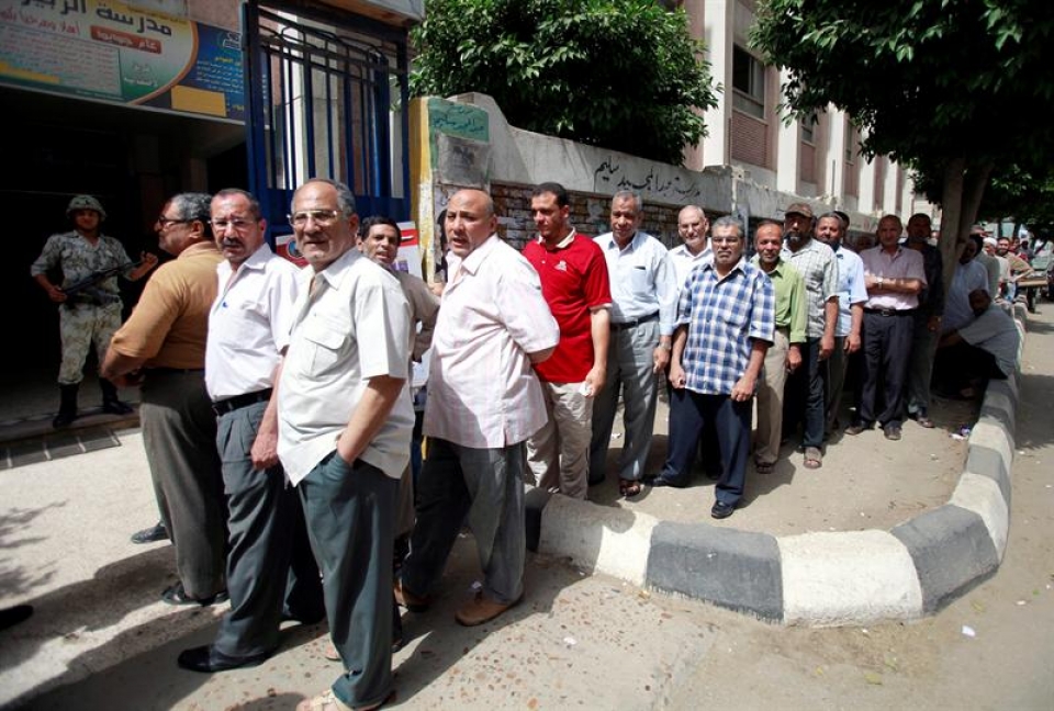 Más de 50 millones de egipcios están convocados a las urnas para elegir al primer presidente en democracia de Egipto. (Foto: EFE)