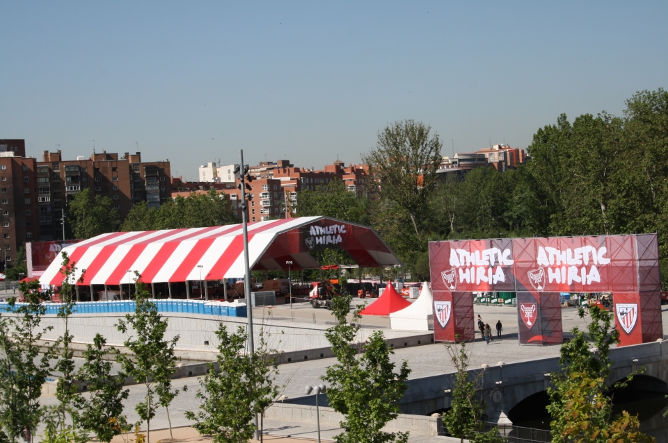 Athletic Hiria, casi listo, este jueves. Foto: eitb.com