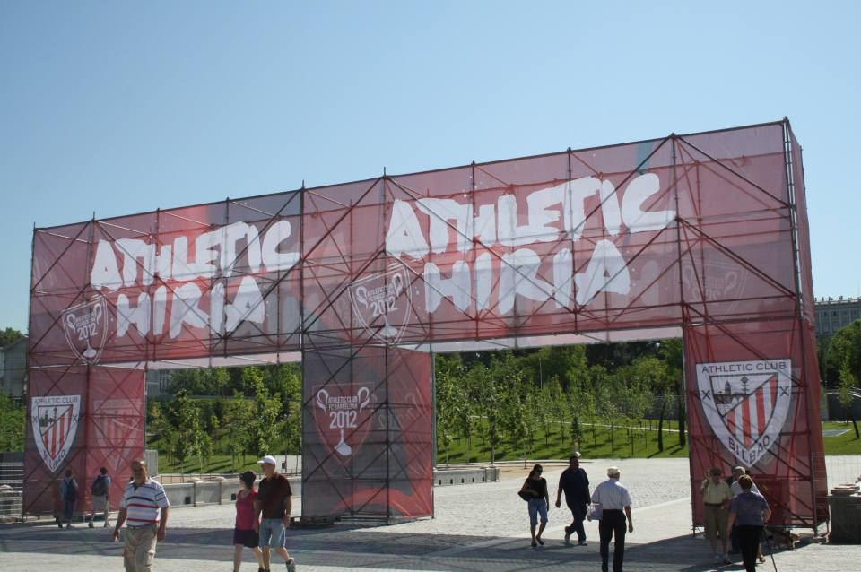Athletic Hiria, casi listo, este jueves. Foto: eitb.com