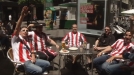 Los aficionados del Athletic tiñen de rojiblanco las calles de Madrid
