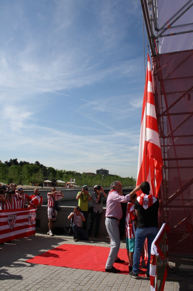 Inauguración de Athletic Hiria, hoy viernes. Foto: eitb.com