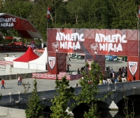 Athletic Hiria cambia 500 metros de ubicación, a un escenario más adecuado, y tendrá una pantalla gigante