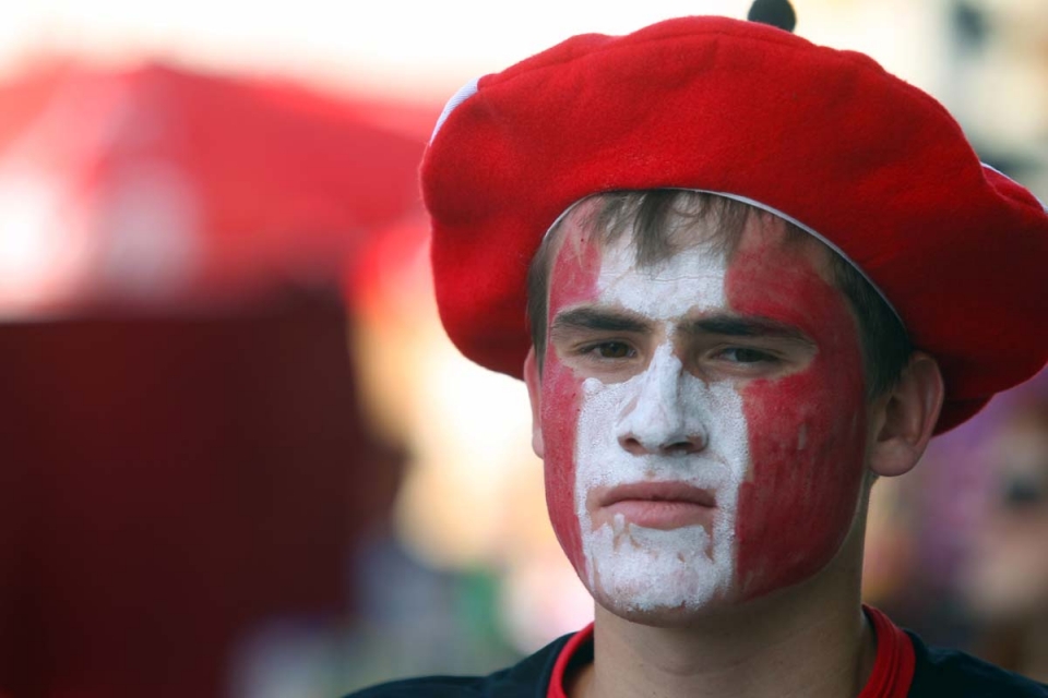 Gran ambiente en Athletic Hiria horas antes del partido. Foto: eitb.com
