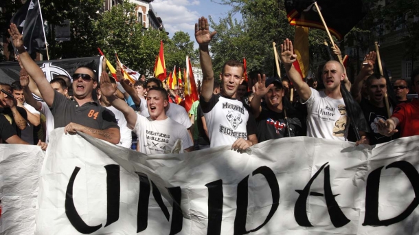 Madrilgo manifestazioa. Argazkia. EFE