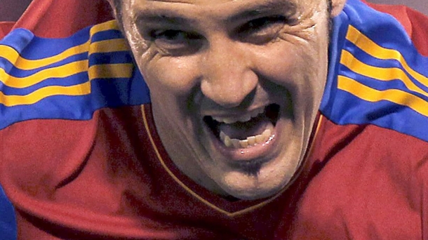 El delantero del Barcelona David Villa. Foto: EFE