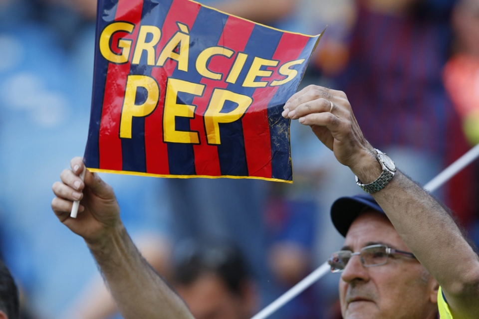 Aficionado del Barcelona. Foto: EFE