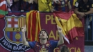 Messi celebra el 0-2. Foto: EFE title=