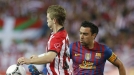 Munian y Xavi. Foto: EFE title=