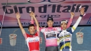 Hesjedal, 'Purito' eta De Gendt Milango podiumean