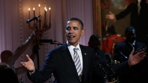 Obama disfruta de una velada de blues amenizada por BB King y Mick Jagger Foto: Efe