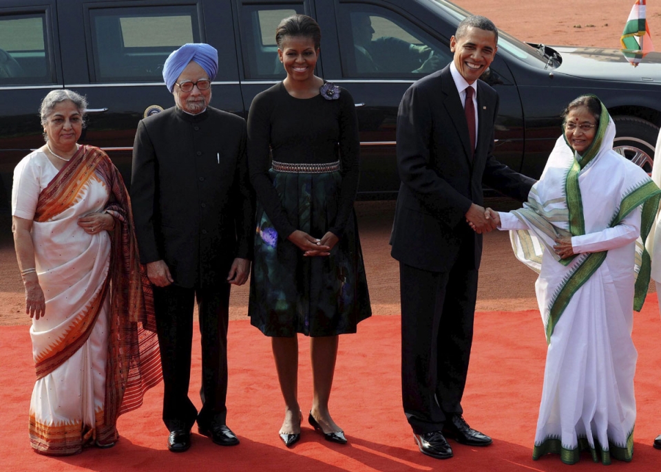 11/2010. Obama, en su visita a India. Foto: EFE