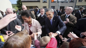 05/2011. Barack y Michelle Obama en su viaje a Irlanda. Foto: EFE