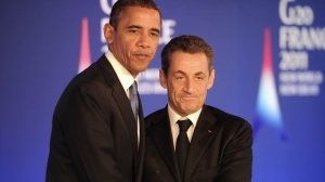 09/2011. Obama y Sarkozy, durante la cumbre del G20 en Cannes. Foto: EFE