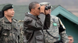 03/2012. Obama observa Corea del Norte desde Corea Sur. Foto: EFE