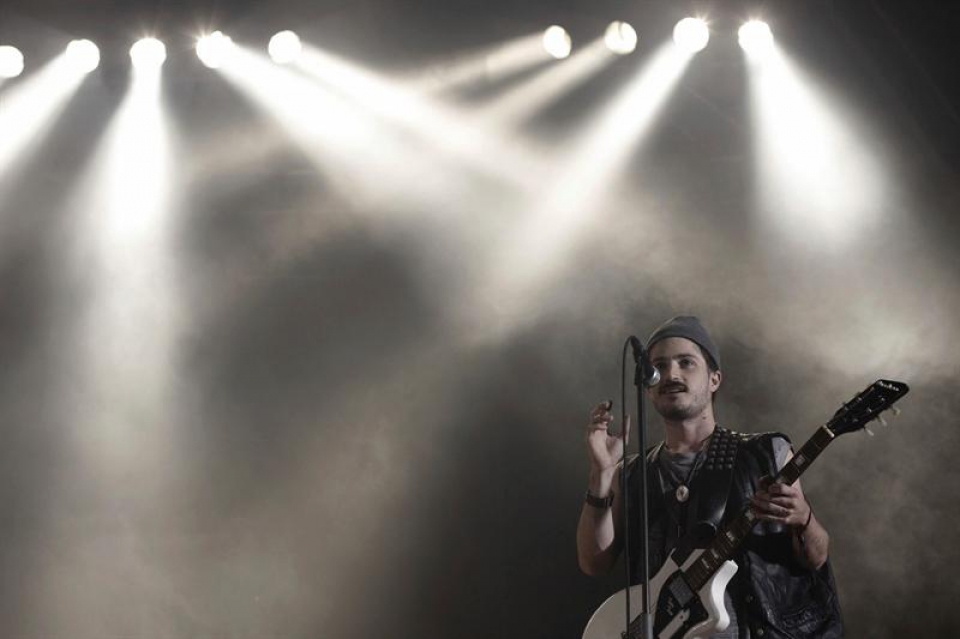 Cole Alexander, Black Lips taldeko kidea. Argazkia: EFE