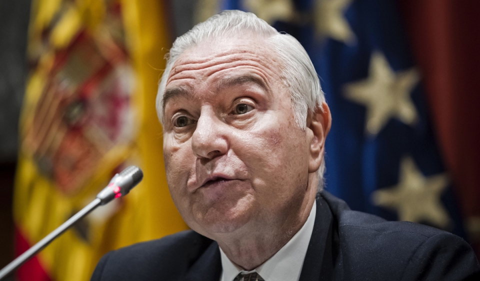 El magistrado Carlos Dívar. Foto: EFE