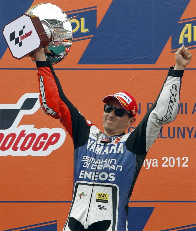 Kataluniako S.N.: Lorenzok irabazi du Moto GP mailan. Argazkia: EFE