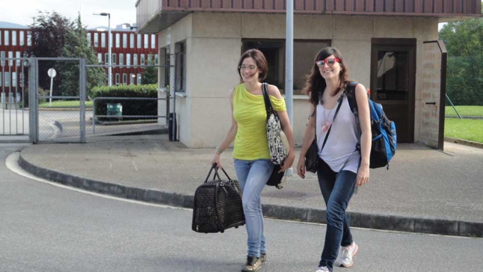 Nekane eta Silvia. Argazkia: EITB