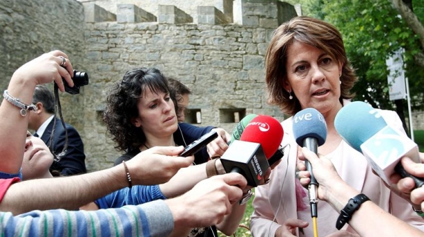 La presidenta del Gobierno de Navarra, Yolanda Barcina. EFE