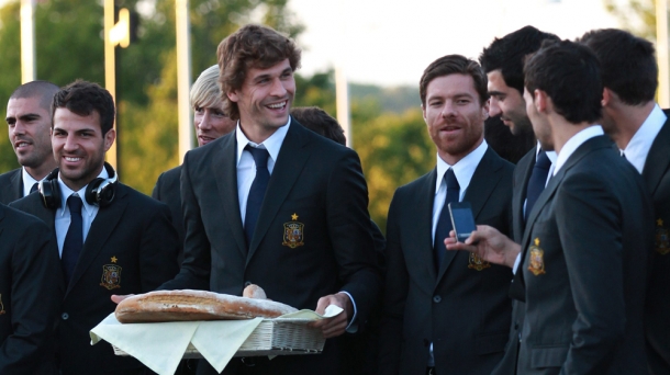 La selección española ya está en Polonia