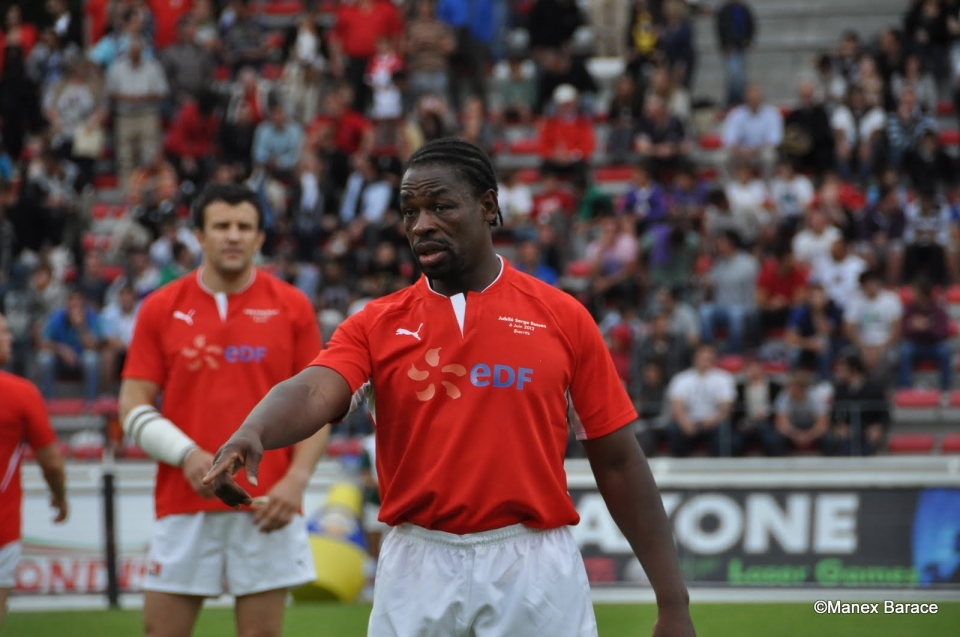 Le jubilé de Serge Betsen. Photo: Manex Barace