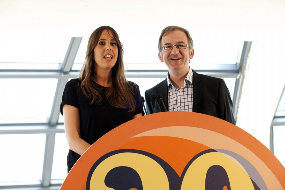 Ilaski Serrano y Kike Amonarriz. EITB