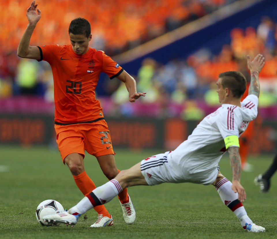 Afellay Holandako jokalaria. Argazkia: EFE