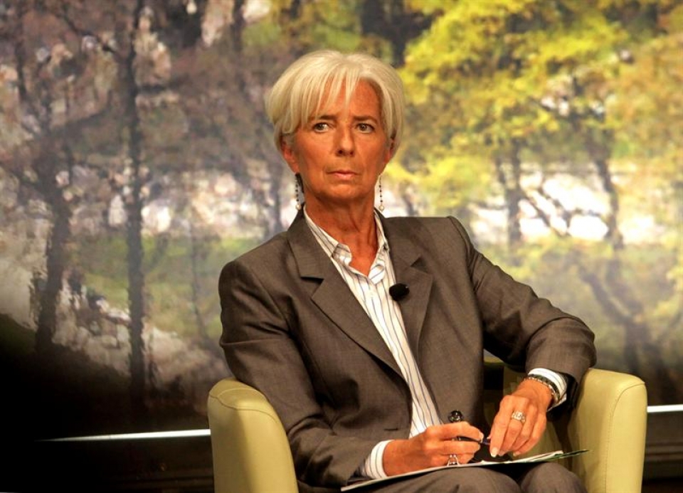 La directora del Fondo Monetario Internacional Christine Lagarde. EFE