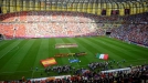 Espainia-Italia (1-1) jokatu den Gdansk estadioa. Argazkia: EFE title=