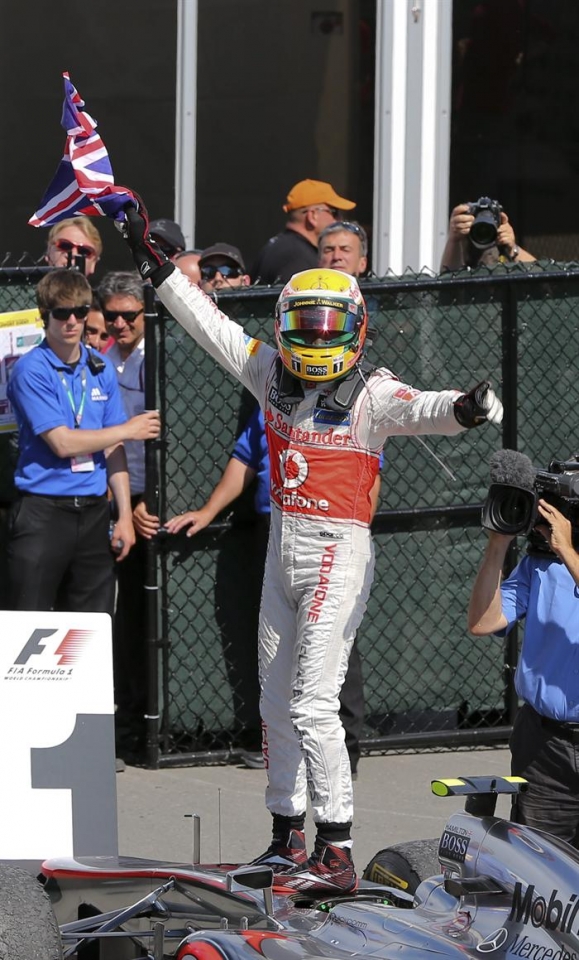 Leiws hamiltonek irabazi du Kanadako Sari Nagusia. Argazkia: EFE