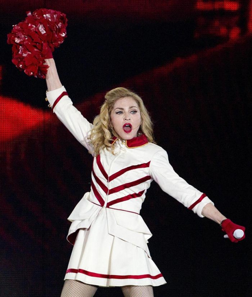 Madonna en Italia. Imagen: EFE.