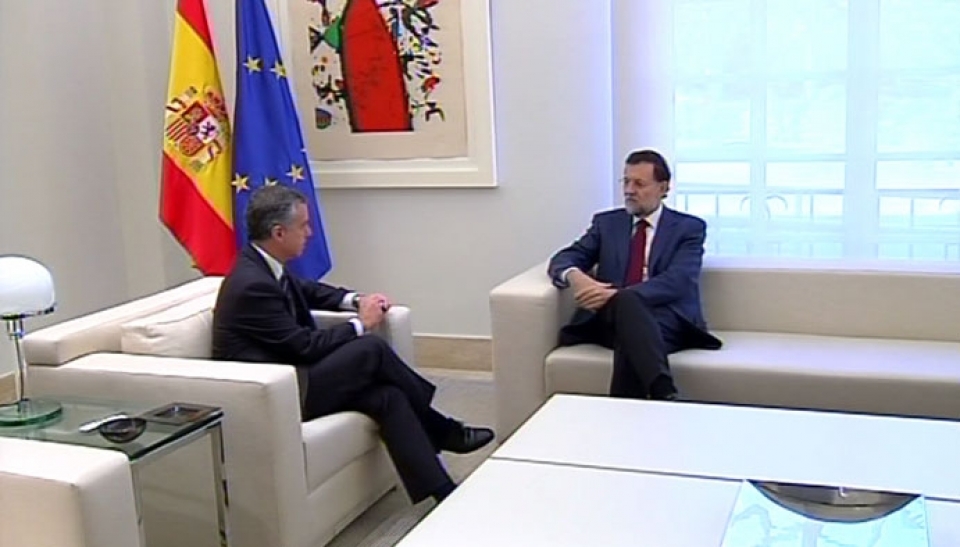 Rajoy y Urkullu analizarán la crisis en una reunión en Moncloa