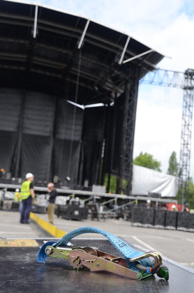 Guztia prest dago jaia hasteko. Argazkia: EITB