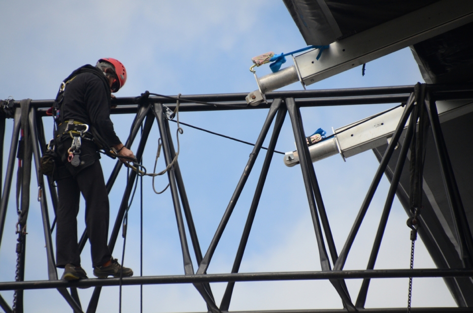 Guztia prest dago jaia hasteko. Argazkia: EITB