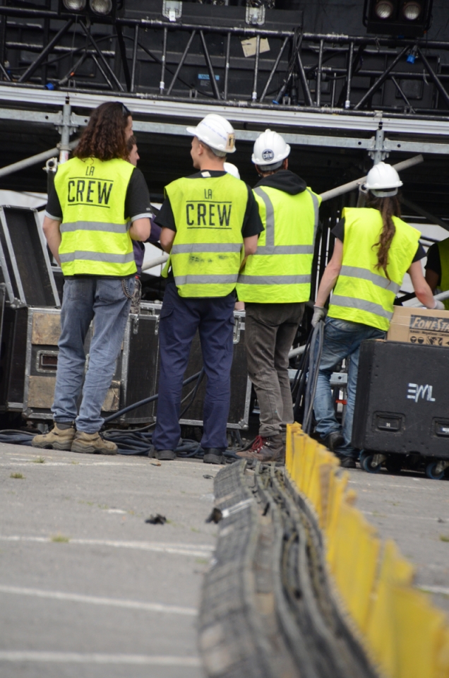 Langileak egindako lana gainbegiratu dute. Argazkia: EITB