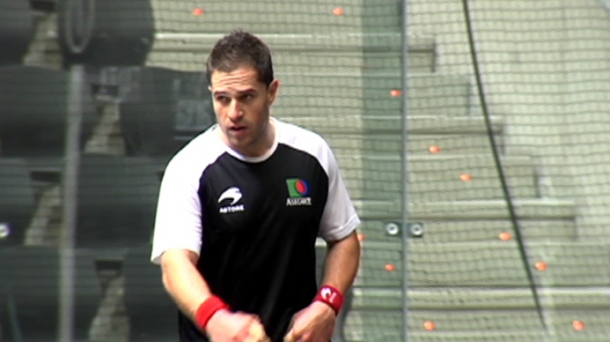 Buen entrenamiento de Aimar Olaizola